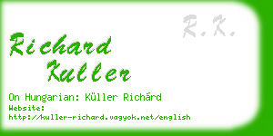 richard kuller business card